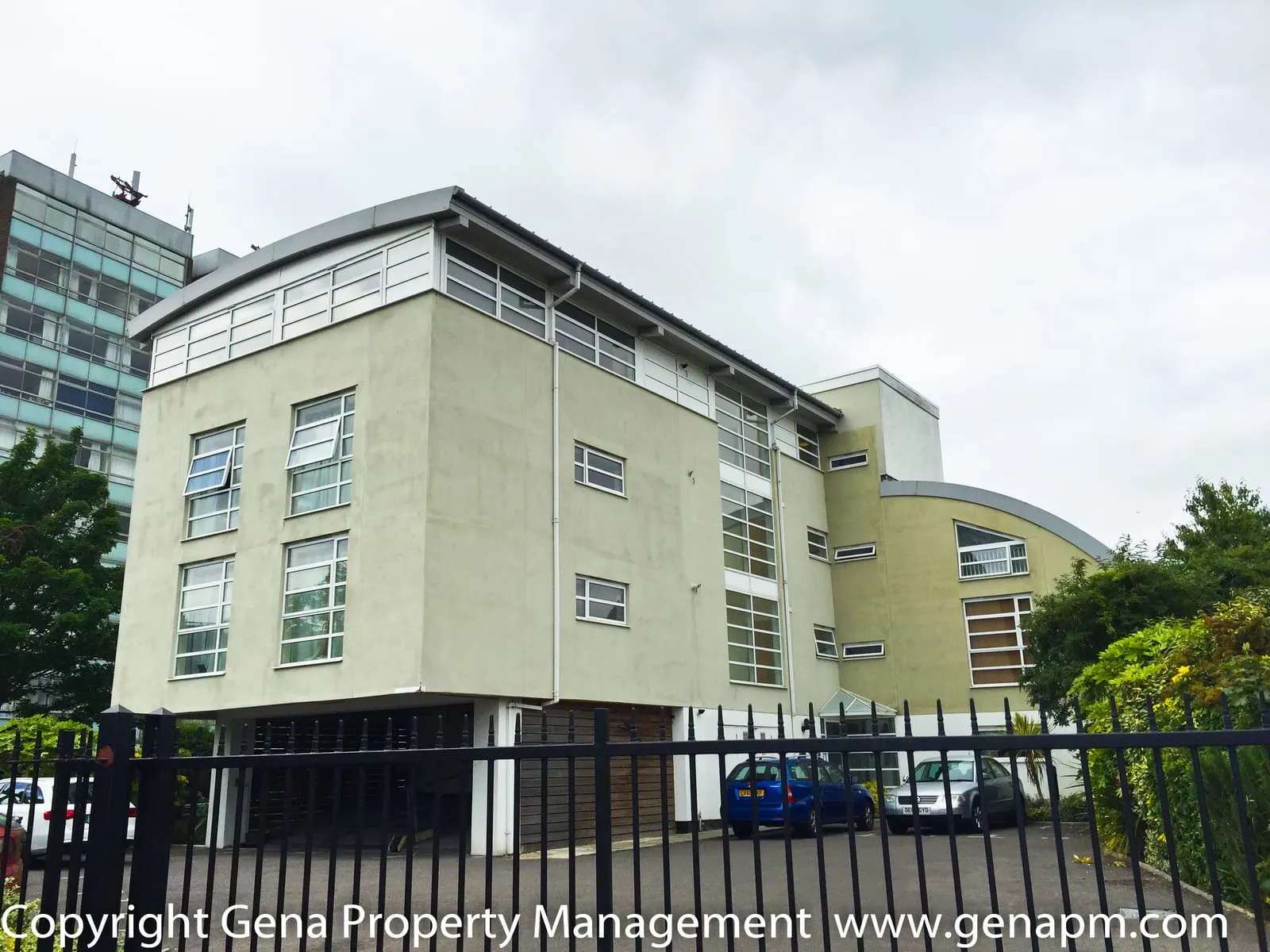 A residential block managed by Gena Property Management in Walton-on-Thames