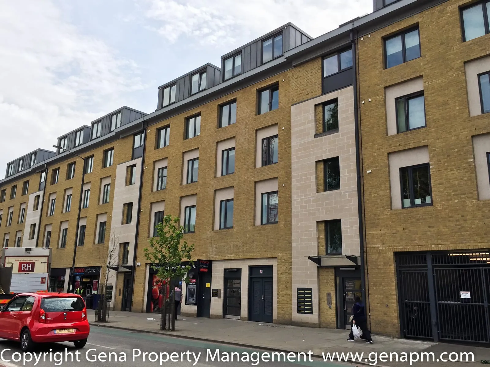 A residential block managed by Gena Property Management in Camberwell, SE5