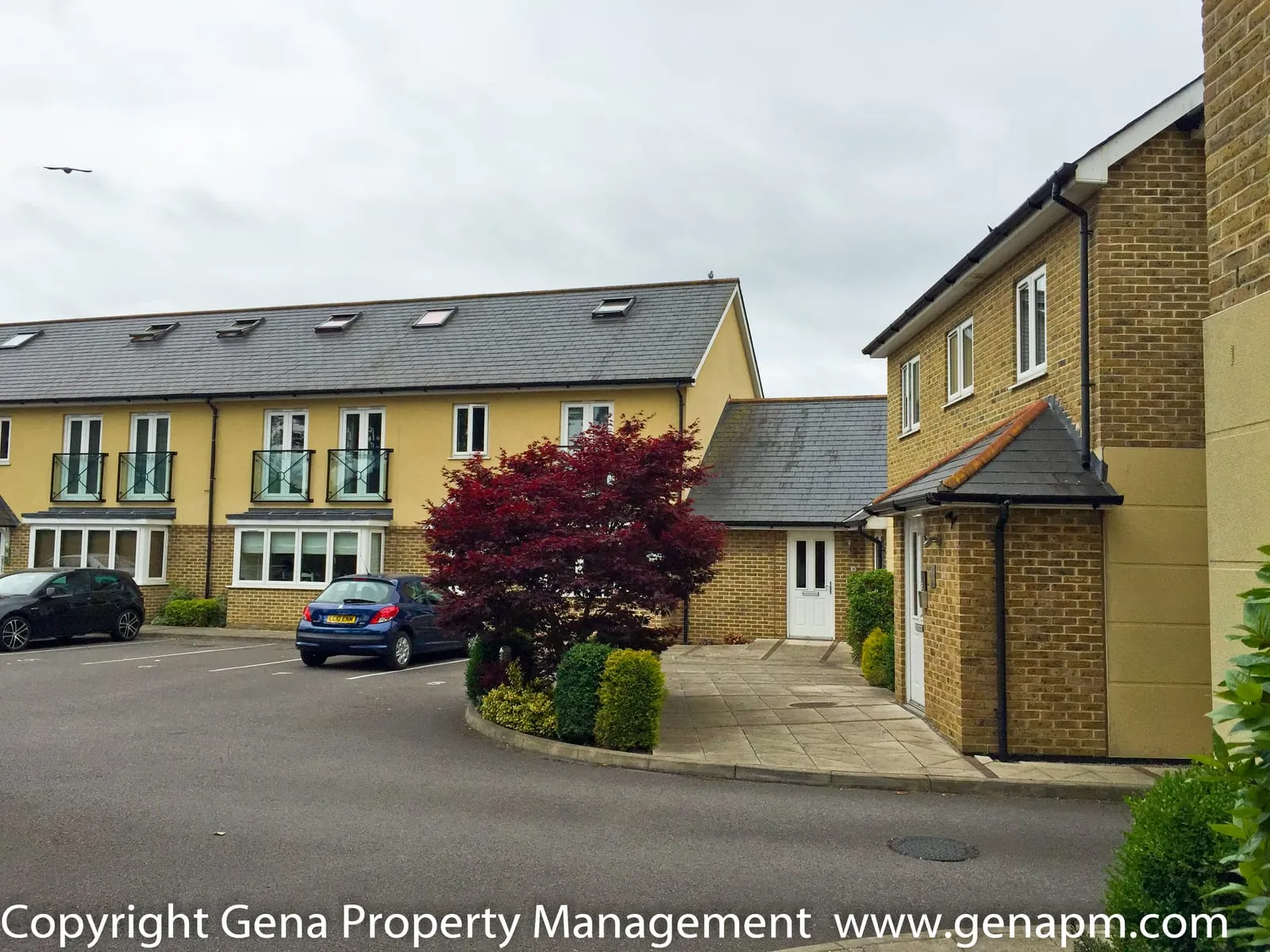 A residential block managed by Gena Property Management in Surrey